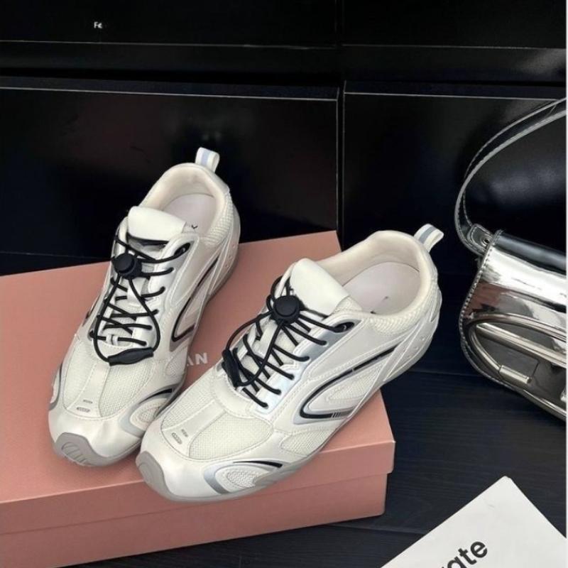 Fashion Racing Shoes Sneakers Casual Women Designer Retro Running Shoes Fashion Fabric Breathable Platform Shoes Hot Selling