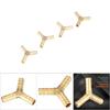 Brass Y 3Way Hose Barbed Connector Joiner Fitting Air Water Gas OD (8mm,4pcs)