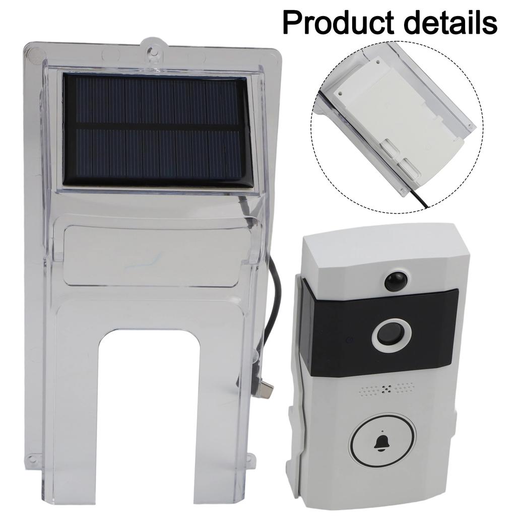 Wifi Doorbell Wireless Video Doorbell Solar Charging Waterproof Cover For Night Vision Two-Way Intercom Home Security Doorbell