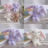 Plüschhasen-Schlüsselanhänger mit PP-Baumwollfüllung für Kinder und Sammler