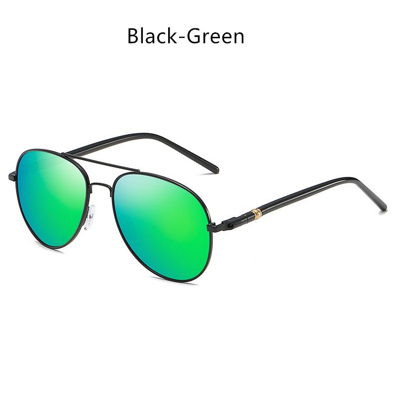 Luxury Men's Polarized Sunglasses Driving Sun Glasses For Men Women Brand Designer Male Vintage Black Pilot Sunglasses UV400