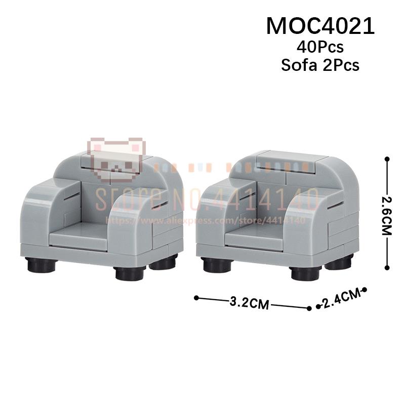 

Мебель для дома MOC Строительные блоки Городская сцена Сделай сам Кухня Кровать Диван Туалет Ванна Модель Украшение Сборка Кирпичики Игрушки Для Детей