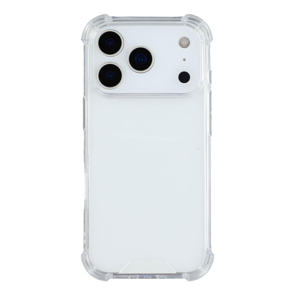 For iPhone 17 Pro Max Phone Case TPU+Acrylic 1.5mm Shockproof Clear Back Cover