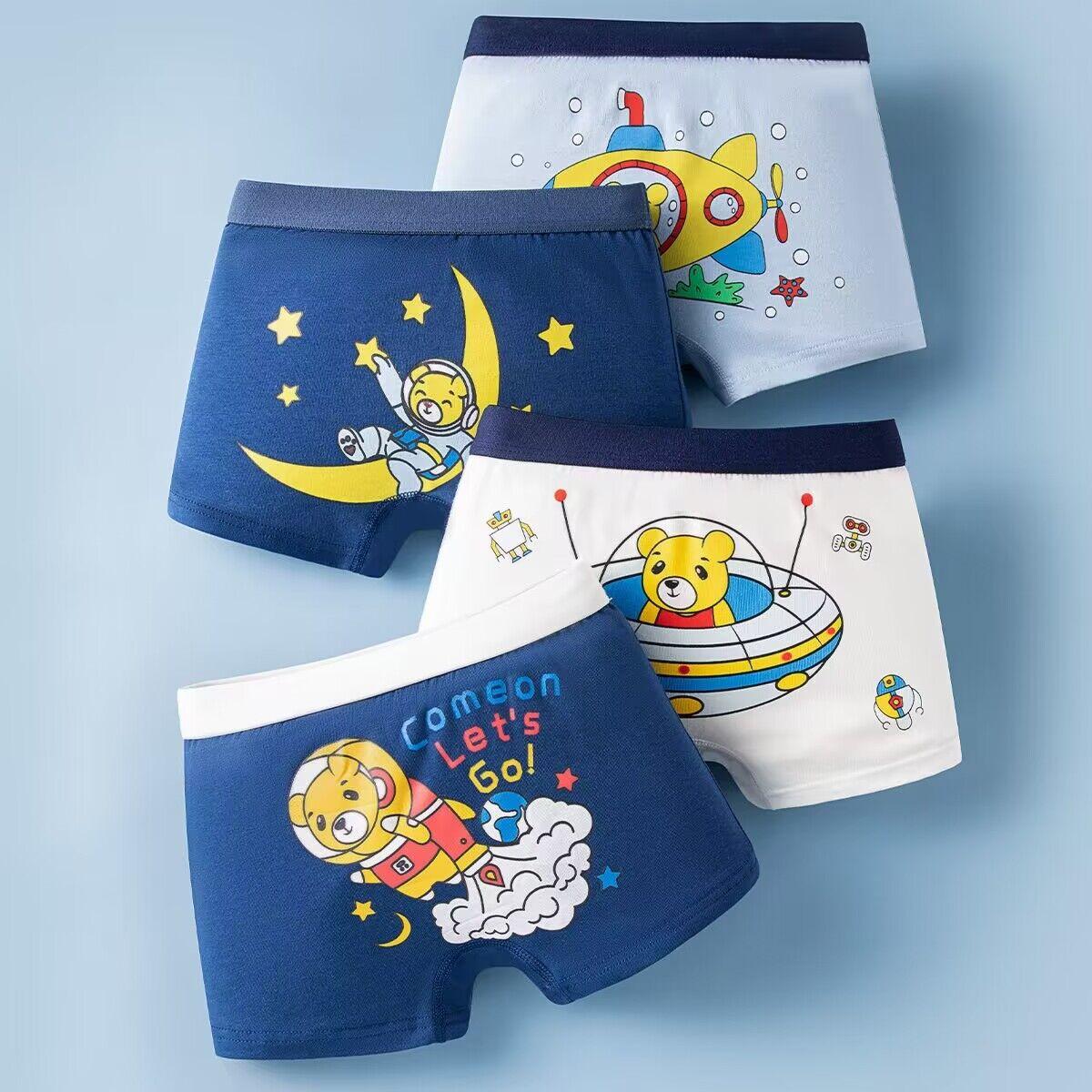 

Качественное нижнее белье для мальчиков, хлопковые боксеры, здоровые трусы для мальчиков-подростков, боксеры для мальчиков от 2 до 15 лет L