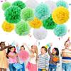 10-35cm Tissue Paper Pompoms Wedding Decorative Paper Flowers Ball Baby Shower Birthday Party Decoration paper pom poms DIY