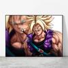 Printed dragon ball carot, decorative cartoon character picture, suspension module, children's print on canvas