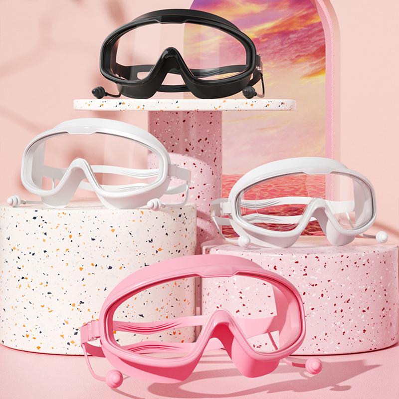 Lunettes de plongée professionnelles, étanches et antibuée, à grande monture, populaires en ligne, pour adultes