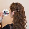 New Round Flower Hairpin Side Clip Retro Daily Versatile Duck Bill Clip Headgear Hair Accessories Woman