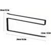 Paper Towel Holder Under Cabinet, Kitchen Towel Holder Towel Roll Holder Tissue Storage Rack Dispenser Cling Film Shelf Free Punch Hanger Organizer