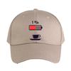 Battery at  Powered by Coffee Woman Man Baseball Cap Adult Adjustable with Curved Brim Hiking Fishing Hat trucker cap