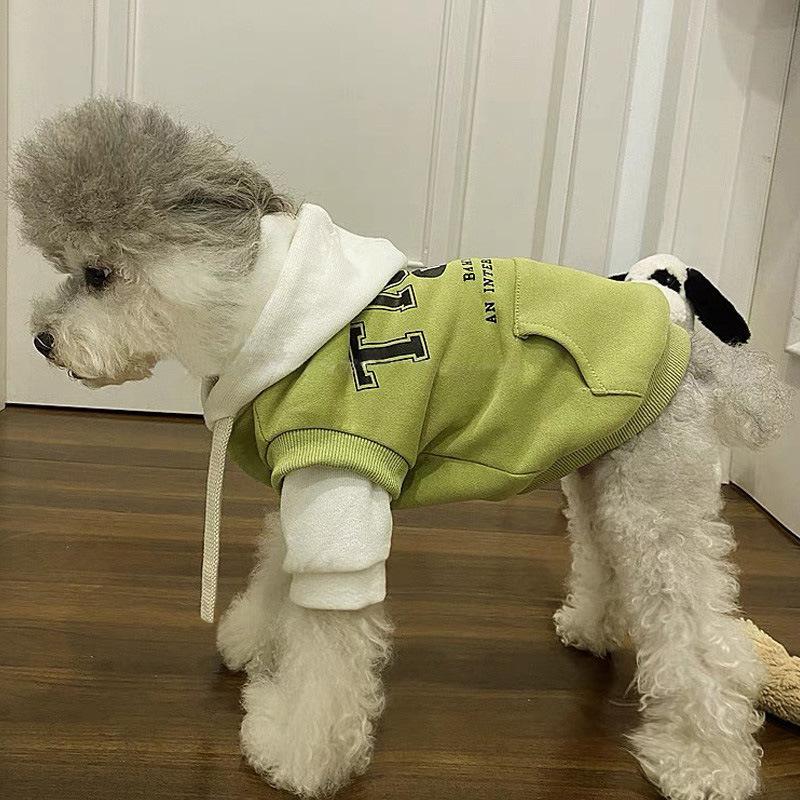 

Warm Clothes for Small Dogs and Cats Small Dog Cute Hooded Sweatshirt Daily Wear Dog Casual Warm Hoodie Pet Apparel s [recommended 2-3kg ]
