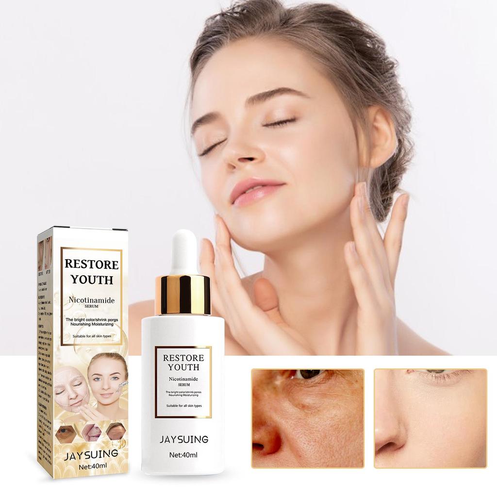 Face Serum Moisturizing Shrink Pore Brightening Firming Facial Skin Care Essence Deep Moisturizing Niacinamide XYZ