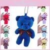 Super Soft Short Plush Teddy Bear Keyring Doll Toy