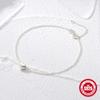 Stylish And Simple S925 Sterling Silver Temperament Versatile Heart-Shaped Smooth Surface Daily Commuting Wearing Bracelet Women