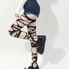 Gothic Hosiery for Women Cutout Pantyhose One Size Footed Legwear for Photoshoots Parties and Daily Layered Looks