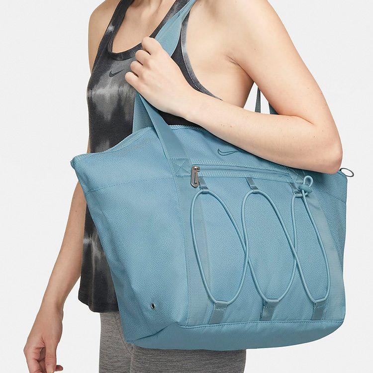 Nike Fabric Tote Bag, Shopping Bag, Shoulder Bag, Handbag Regular Women's Gray Blue CV0063-494