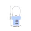 3 Digit Zinc Alloy Password Lock Steel Wire Security Lock Suitcase Luggage Anti-Theft Coded Lock Cupboard Cabinet Locker Padlock