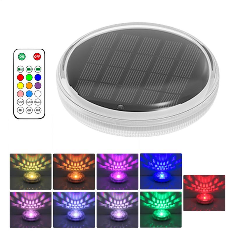 Floating Pool Lights Floating Lights IP68 Waterproof Colorful 9 Lighting Changing Lamp With 3 Timing Mode Decoration For Pool