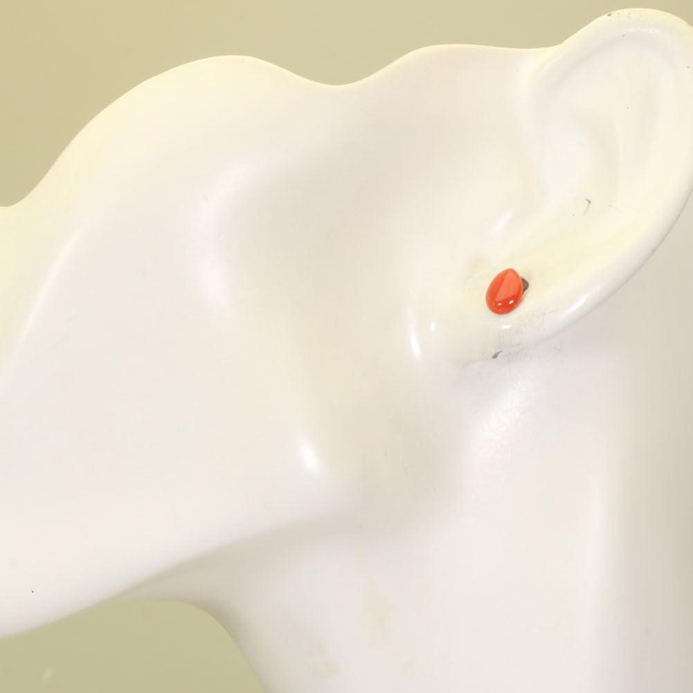 Mediterranean Coral Earrings, Gold Filled, Undyed