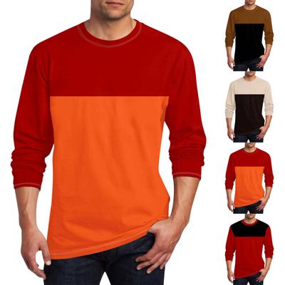 Men's T Shirt O-Neck Clothing Apparel Outdoor Long Sleeve Print Fashion Designer Vintage
