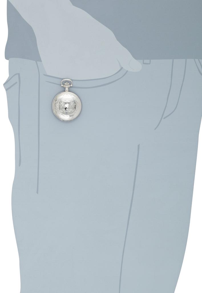 Charles Hubert, Paris Men's Pocket Watch with Date Display 3923