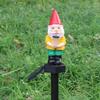 Waterproof Christmas Solar Powered Santa Claus Light Christmas Lawn Decoration Landscape Solar Plug