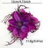 Fairy Dragon's Beard Jasmine Hairpin Artificial Barrette Hairpiece  for Women Girls