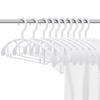 Laundry Set of Prevents Clothes from Losing Suitable for Wet and Dry Wide Hangers, 10, Non-Slip, Durable, Shape, Use, White, 2.8cm