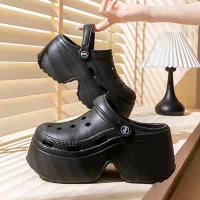 Χοντροκομμένα τσόκαρα πλατφόρμας Γυναικείες καλοκαιρινές σφήνες παραλίας ψηλοτάκουνα πέδιλα Γυναικεία μόδα Παντόφλες με χοντρή σόλα EVA