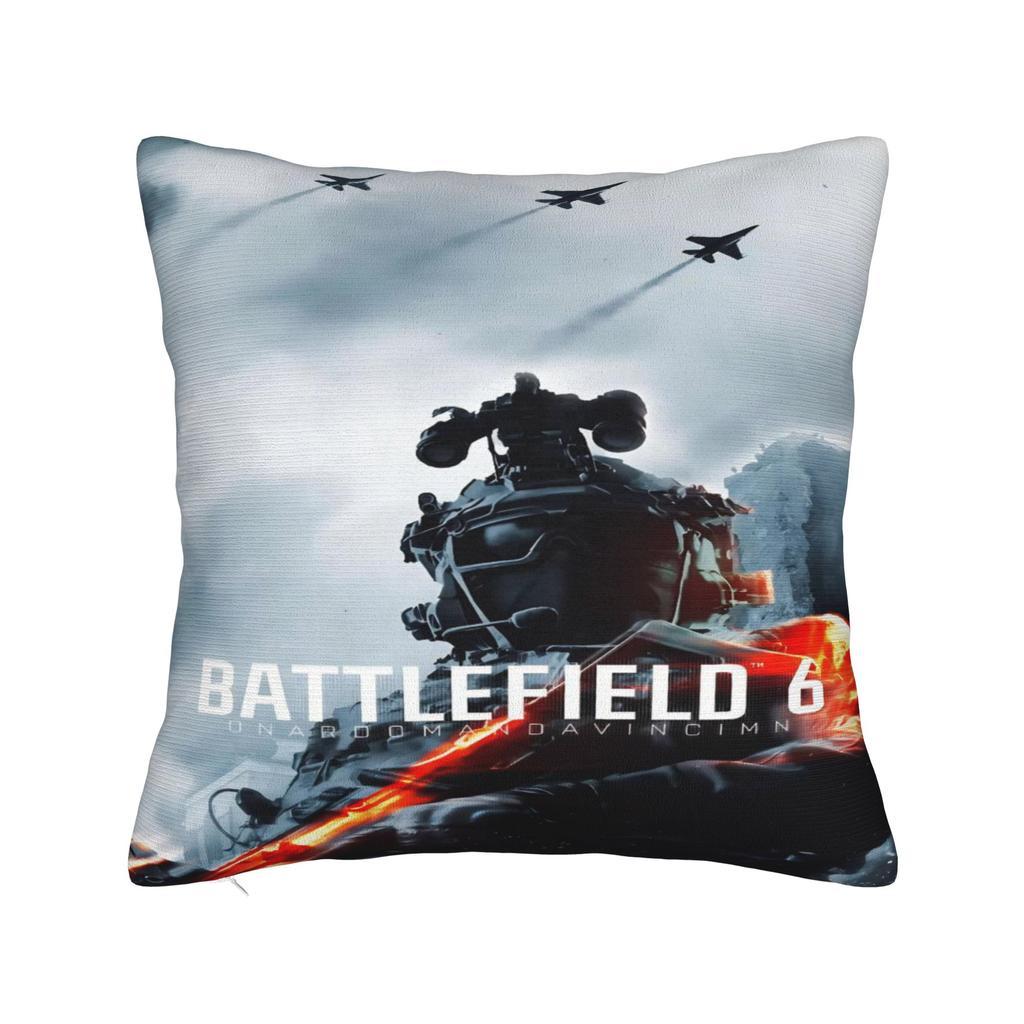 Car Decorations Battlefield 6 Funny Games Pillowcase Accessories Pillow Covers Square Multi-Size
