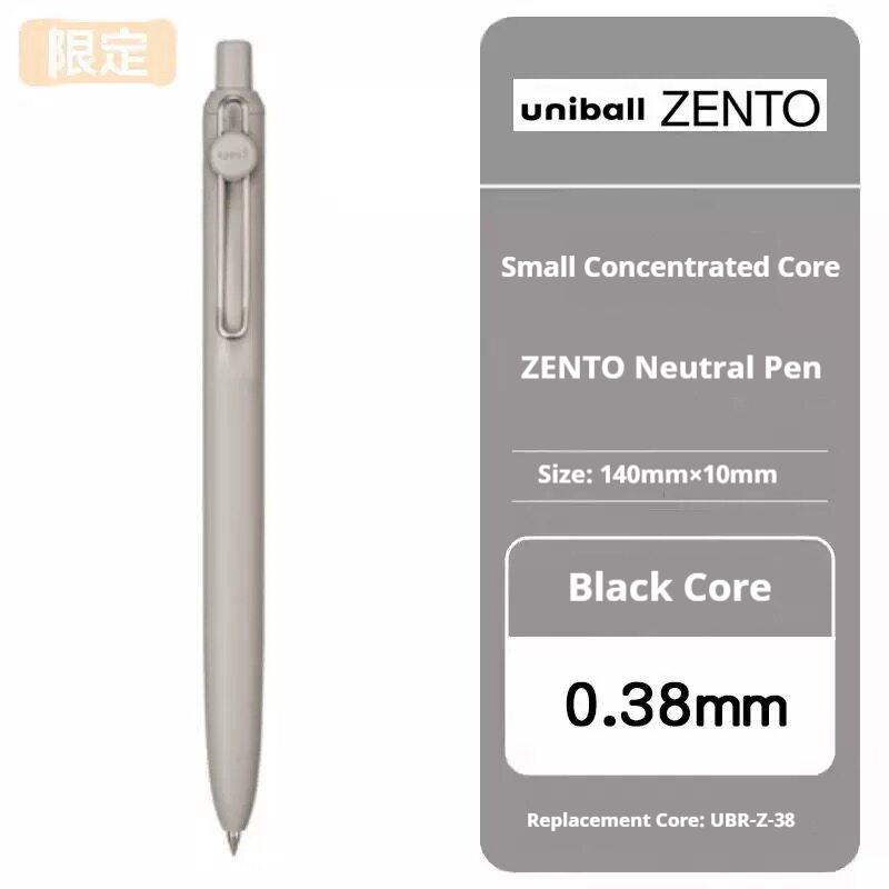 Uni-ball ZENTO UMN-ZSC05 Gel Ink Pen 0.38/0.5mm Eco-Friendly Recyclable Barrel,Quick-Dry&Anti-Smudge for Intensive Writing&Exams