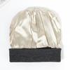 Winter Knit Beanies Womens Satin Lined Winter Beanie for Women Silk Lining Thick Chunky Hats Soft Slouchy Skull Warm Cap