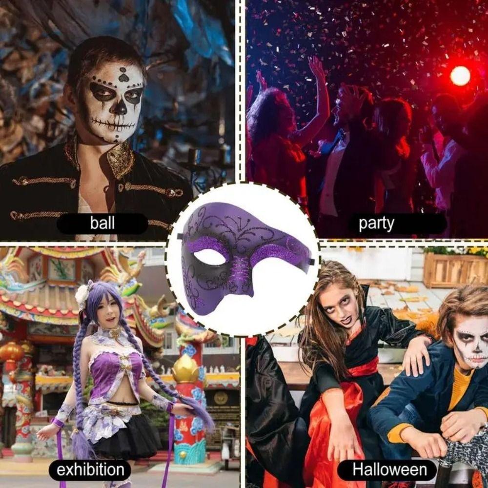 Fashion Half Face Mask Comfortable The Phantom Dancer Mask Eye Mask Halloween  Masks  Wedding