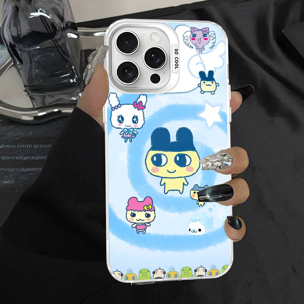 Classic T-Tamagotchi Phone Case Color Silver Shell For iPhone 17 16 15 14 13 12 11 Pro Max Plus