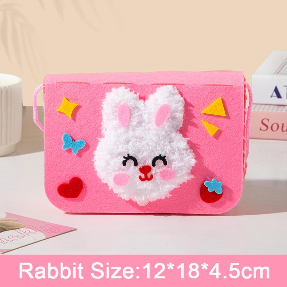Sewing Needle and Thread Painting DIY Embroidery Set Hand Puppet Making DIY Crafts Embroidery Painting Material Bag