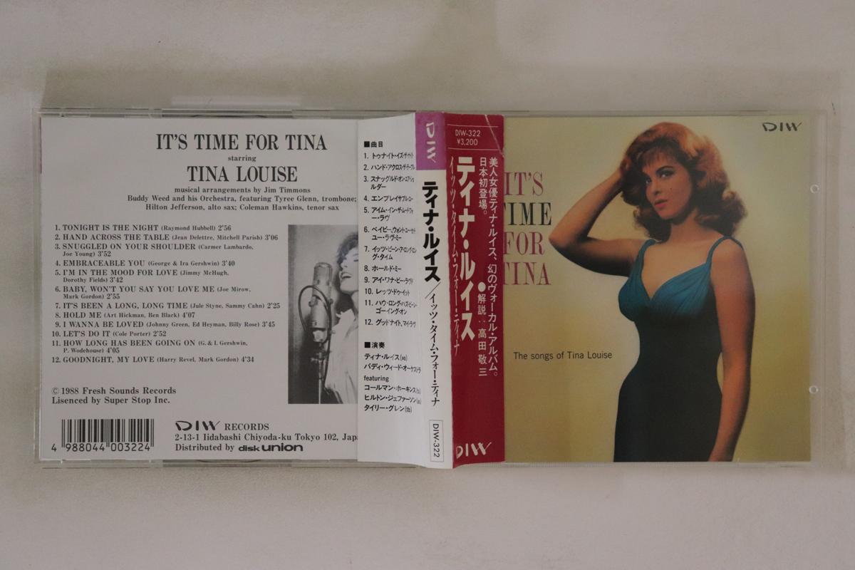 

CD TINA LOUISE - It s Time For Tina DIW322 DIW 1988 Japan Obi Jazz Used