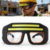 Wide Beam Headlamp Rechargeable Wearable LED Headlight New Eyewear Headlamp  Construction Work
