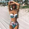 Boho modelující plavky dvoudílná sada bikin velikost XL Boho modelující plavky dvoudílná sada bikin velikost M