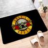 G-Guns-S N Roses Room Mats Cheaper Anti-slip Modern Living Room Balcony Printed Welcome Rug