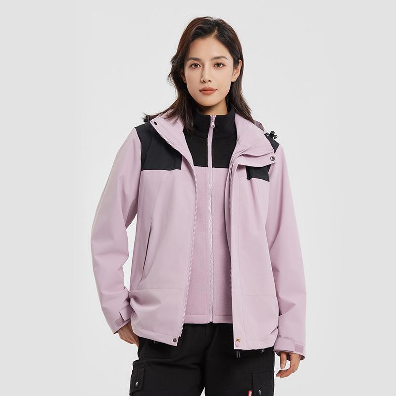 New Three-in-one Stormtrooper Men Outdoor Windproof Waterproof Two-piece Winter Coat Women's Stormtrooper