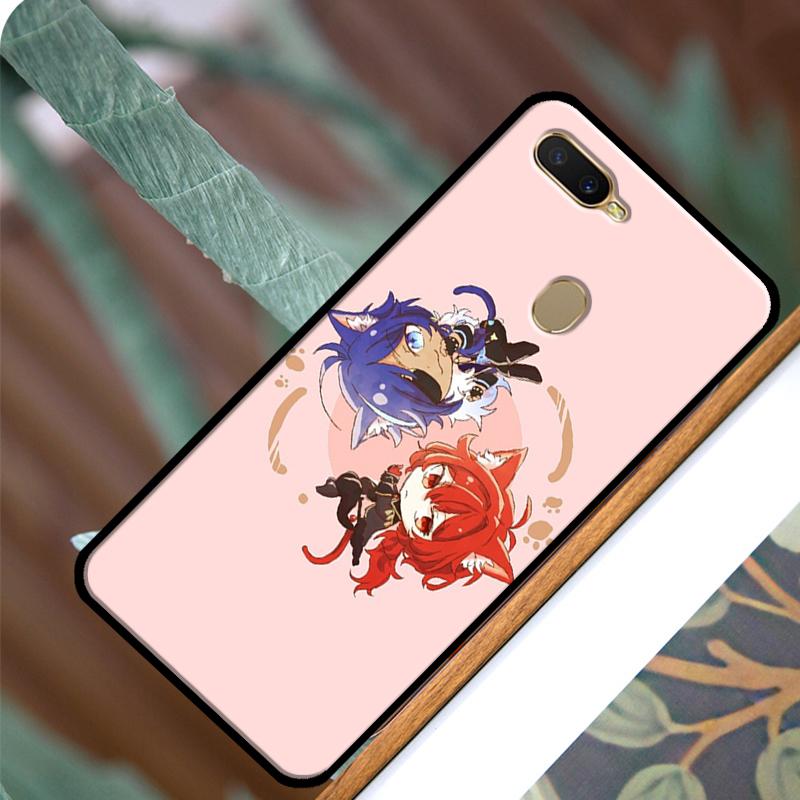 Kaeya und Diluc Genshin Impact Handyhülle für OPPO A15 A3S A5S A52 A72 A54 A74 A94 A83 A91 A93 A5 A9 A31 A53 A53S 2020