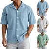 Herren Freizeit Hemd mit Tasche und Kragen, Kurzarm