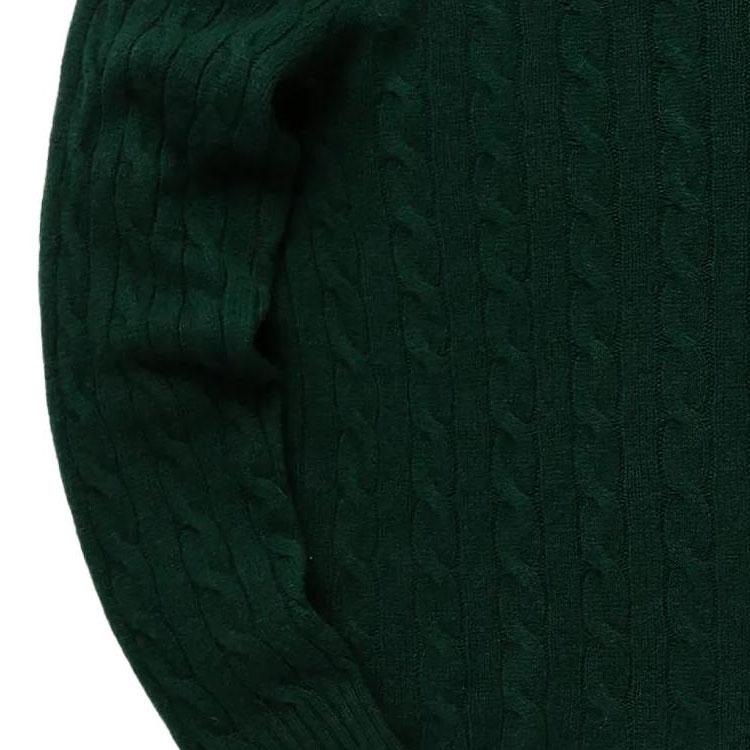 Polo Ralph Lauren Solid Color Pony Embroidered Crew Neck Long Sleeve Knit Sweater Men sweater Green 710876762-004
