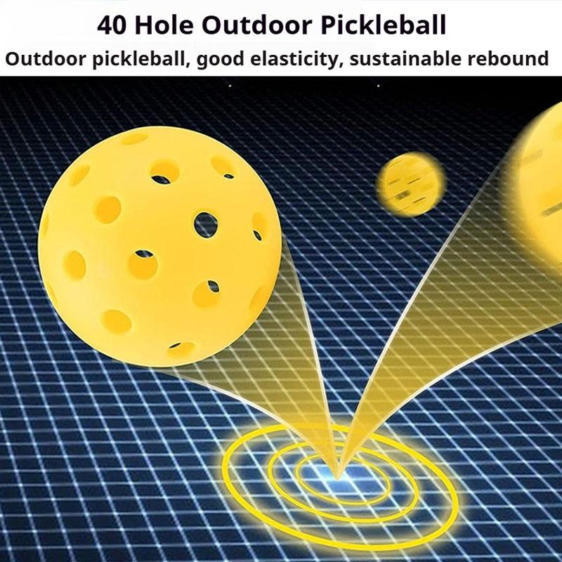 Pickball Trainer, with Elastic Rope, Diameter Hole Ball with Rope PE High Elastic Weifu, Quick Rebound