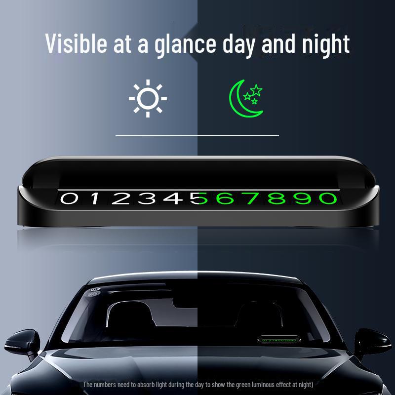 Temporary Car Parking Number Plate Sticker for Easy Moving L9/L8/L7/ONE