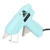 Hot Glue Tool 20W Fast Preheating DIY Mini Hot Melt Glue Machine with 30 Glue Sticks for Home School 110‑240V Blue US