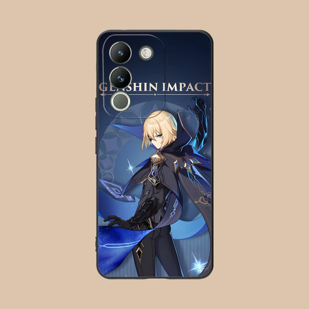 Game GI Dainsleif Phone Case for VIVO V60 V50 V40 V30 V29 V27 V25 V23 Pro Lite 5G Soft TPU Shockproof Cover