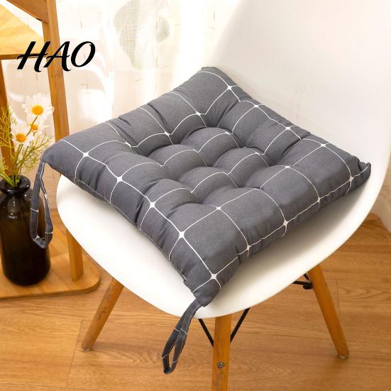 Comfortable Cushion for Tatami Mats Square Chair with Ties, Ultra Soft Seat Pad, Animal Flower Pads Kitchen Chairs Pattern, 15.75" X Dining