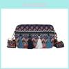 Ethnic Style Small Crossbody Bag For Summer Women With Pu Material And Fringed Design For Casual Travel