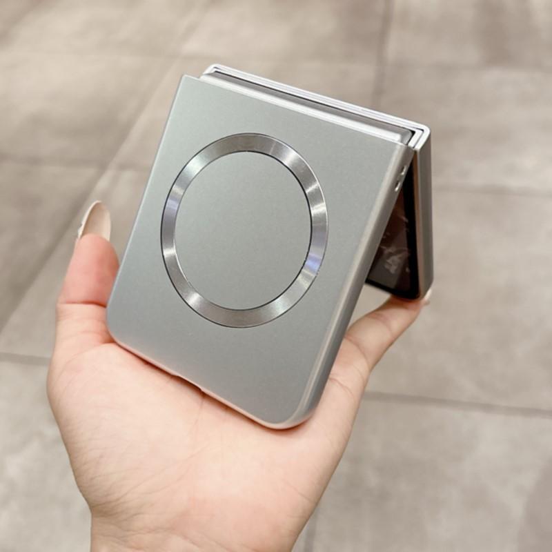 Luxury Matte Hard Case for Magsafe Magnetic for Samsung Galaxy Z Flip 7 6 5 4 3 Zflip 7 Shockproof Wireless Charge Thin Cover